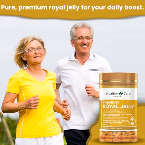 Healthy Care Royal Jelly 1000, 365 Capsules – Made in Australia
