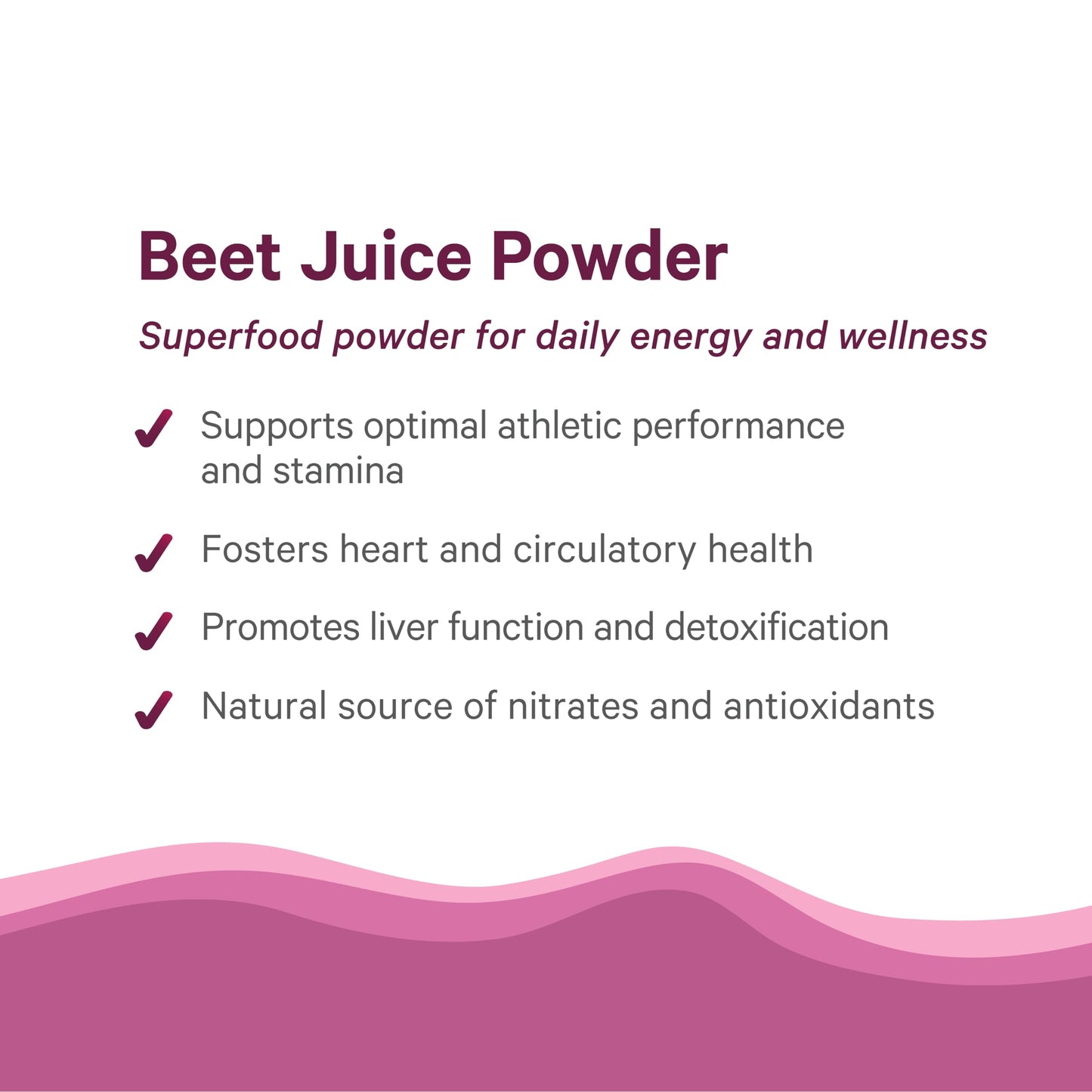 PURE SYNERGY Organic Beet Juice Powder | Pre-Workout Supplement (6.4 oz)