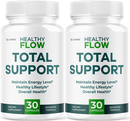 2 Pack Healthy Flow Capsules – All-Natural Support, HealthyFlow 60 Capsules