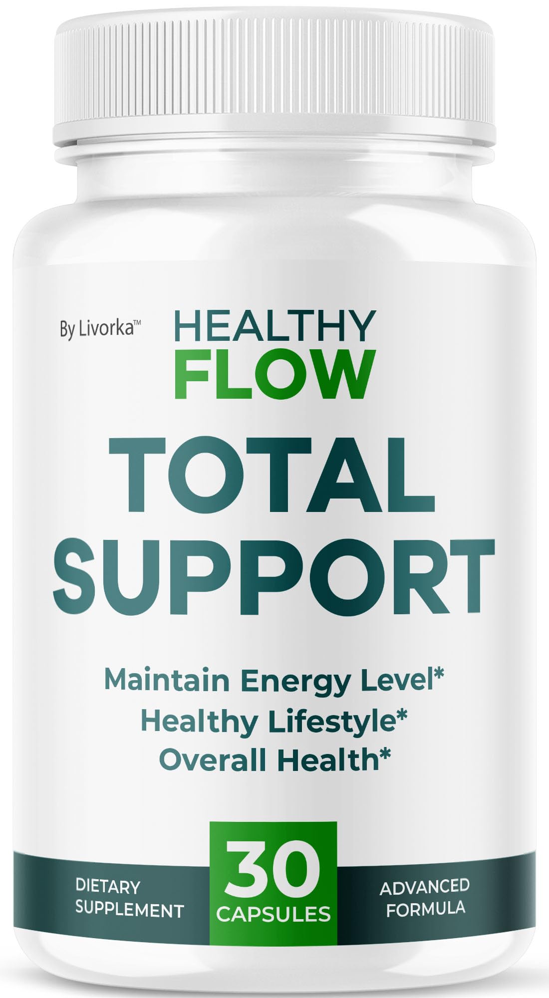 Healthy Flow Capsules | Official HealthyFlow Supplement – Premium All-Natural Ingredients, 30 Capsules