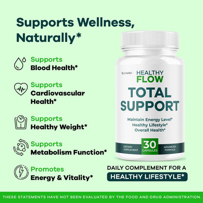 2 Pack Healthy Flow Capsules – All-Natural Support, HealthyFlow 60 Capsules