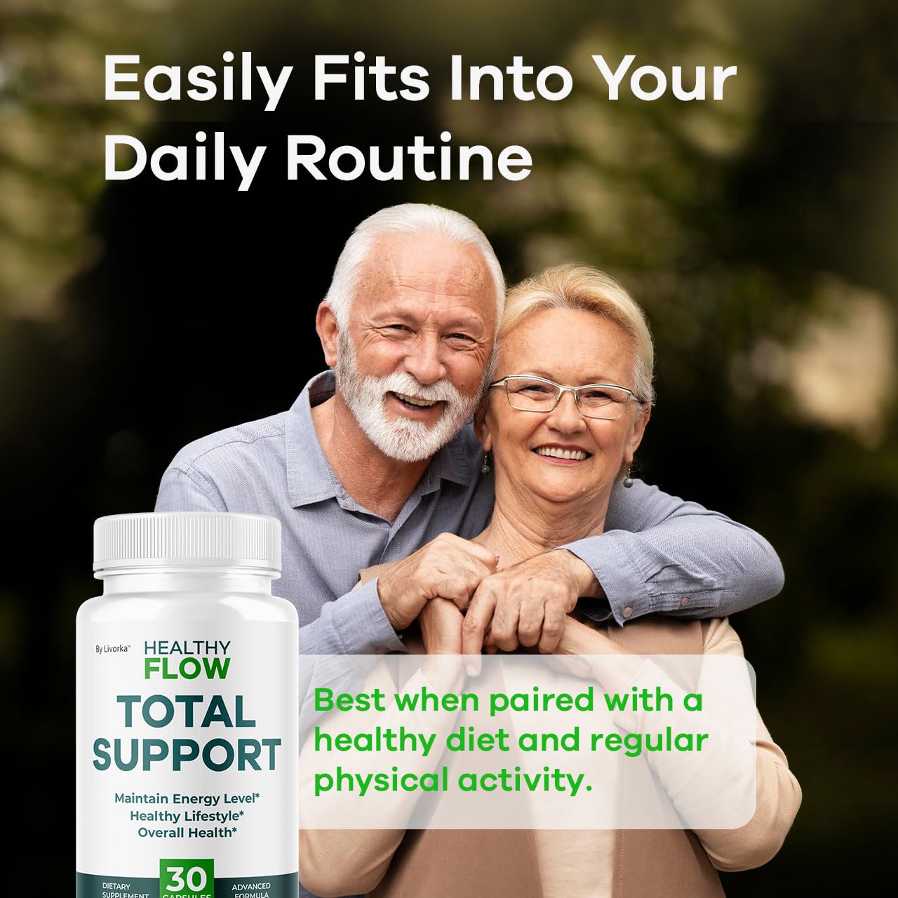 Healthy Flow Capsules | Official HealthyFlow Supplement – Premium All-Natural Ingredients, 30 Capsules
