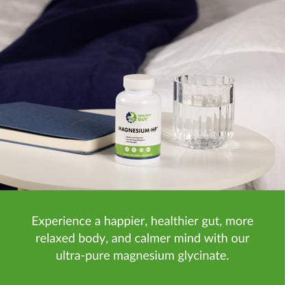 Healthy Gut Magnesium-HP – Ultra Pure Glycinate, 180 mg, 90 Servings, No Fillers