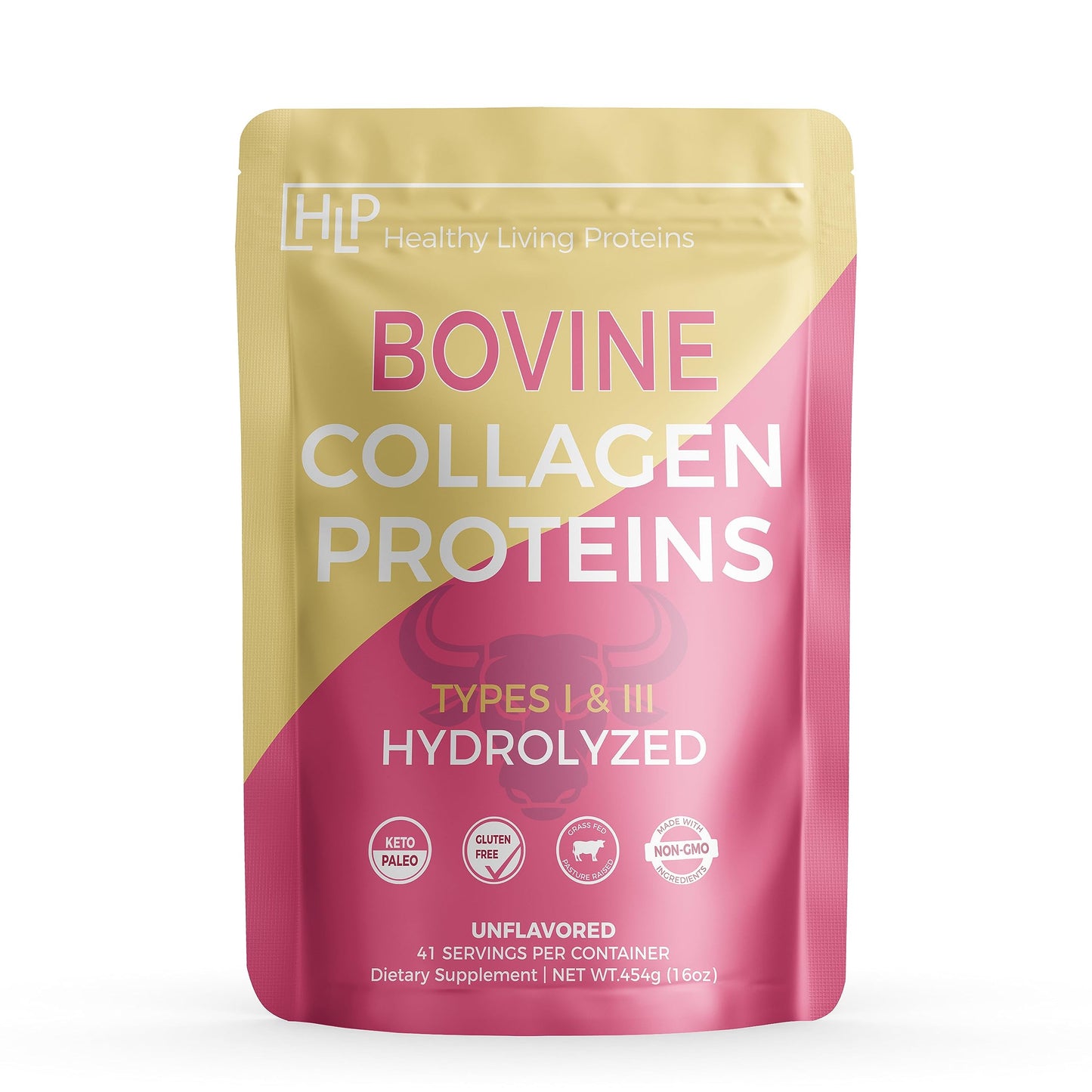 Healthy Living Proteins Bovine Collagen Peptides – Unflavored, Grass-Fed