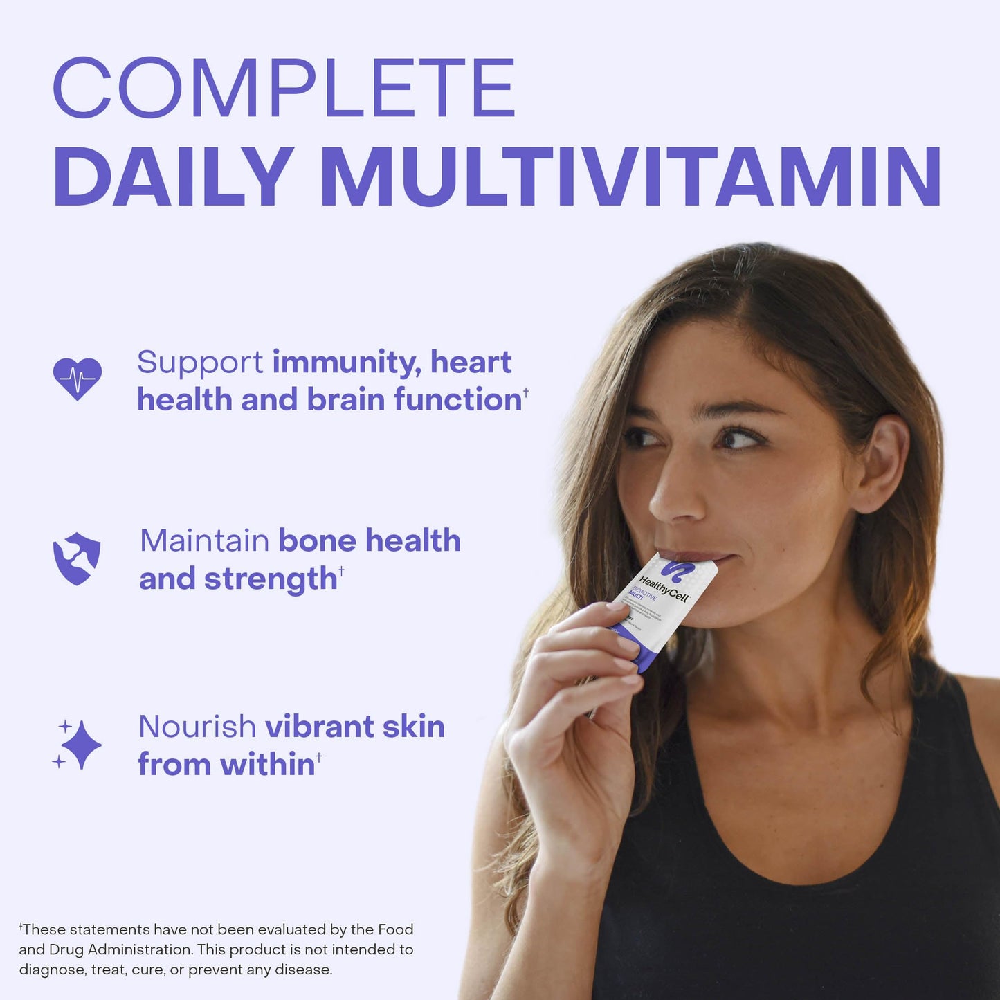 HealthyCell Bioactive Daily Liquid Multivitamin – 20+ Vitamins & 14 Gel Packs