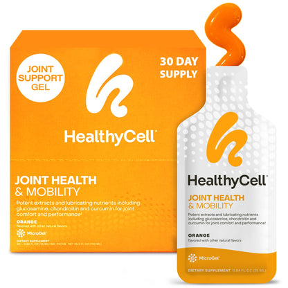 HealthyCell Joint Health & Mobility Daily MicroGel – Ultra-Absorbable Gel Packs, 30 Count