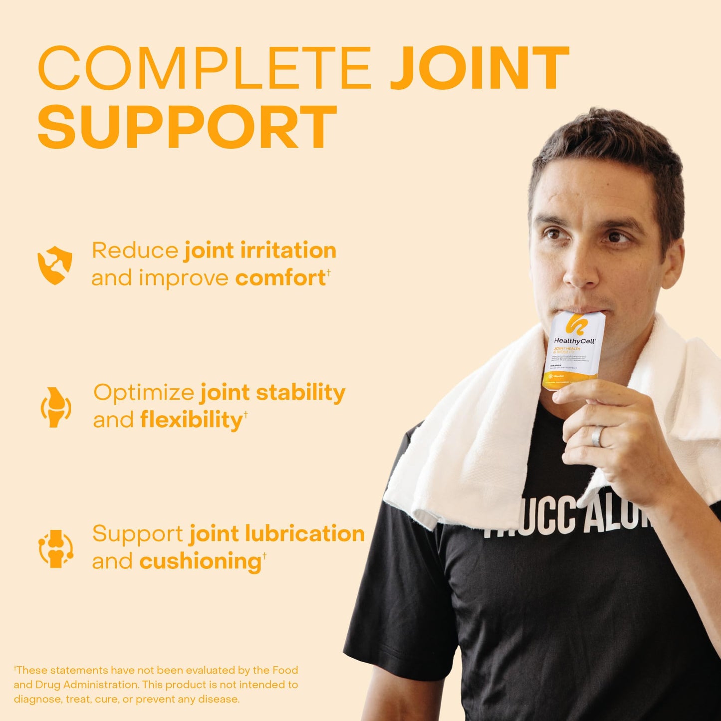 HealthyCell Joint Health & Mobility Gel Packs — Curcumin, Glucosamine & Chondroitin (14-Pack)