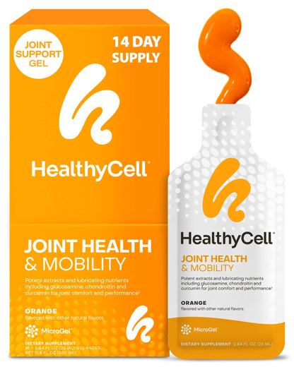 HealthyCell Joint Health & Mobility Gel Packs — Curcumin, Glucosamine & Chondroitin (14-Pack)