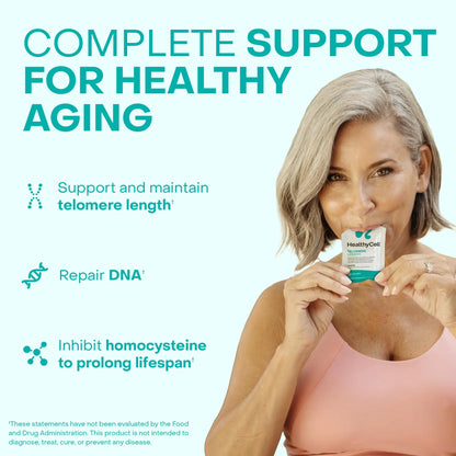 HealthyCell Telomere Length Supplement – AC-11, Astragalus & Resveratrol | 30 Grape Gel Packs BritishVita | Premium UK Vitamins & Wellness Supplements