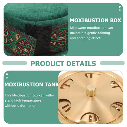 Healvian Moxibustion Box Copper Moxa Burner Kit – Easy to Use, Sturdy