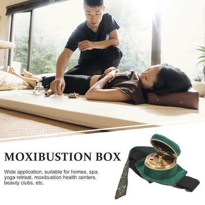 Healvian Moxibustion Box Copper Moxa Burner Kit – Easy to Use, Sturdy