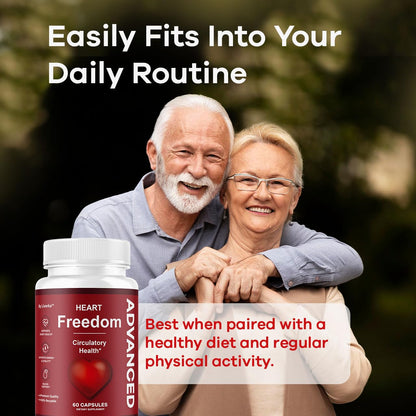 Heart Freedom Capsules - Official HeartFreedom Pills | All-Natural, Maximum Strength (60 Capsules)