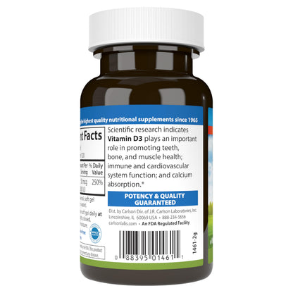 Carlson Co-Q10 100 mg – Co-Enzyme Q10 for Energy & Heart Health | 200 Softgels