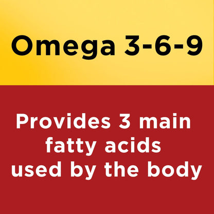Nature Made Triple Omega 3-6-9 Softgels - Flaxseed, Safflower & Olive Oils | 150 Softgels, 75-Day Supply