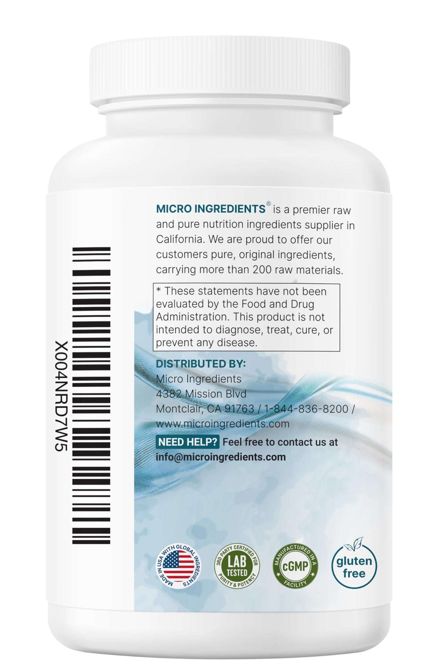 Pure Magnesium Citrate 500mg | 300 Capsules | Chelated, Fat-Soluble Vitamin C | Supports Digestion, Muscle & Heart Health