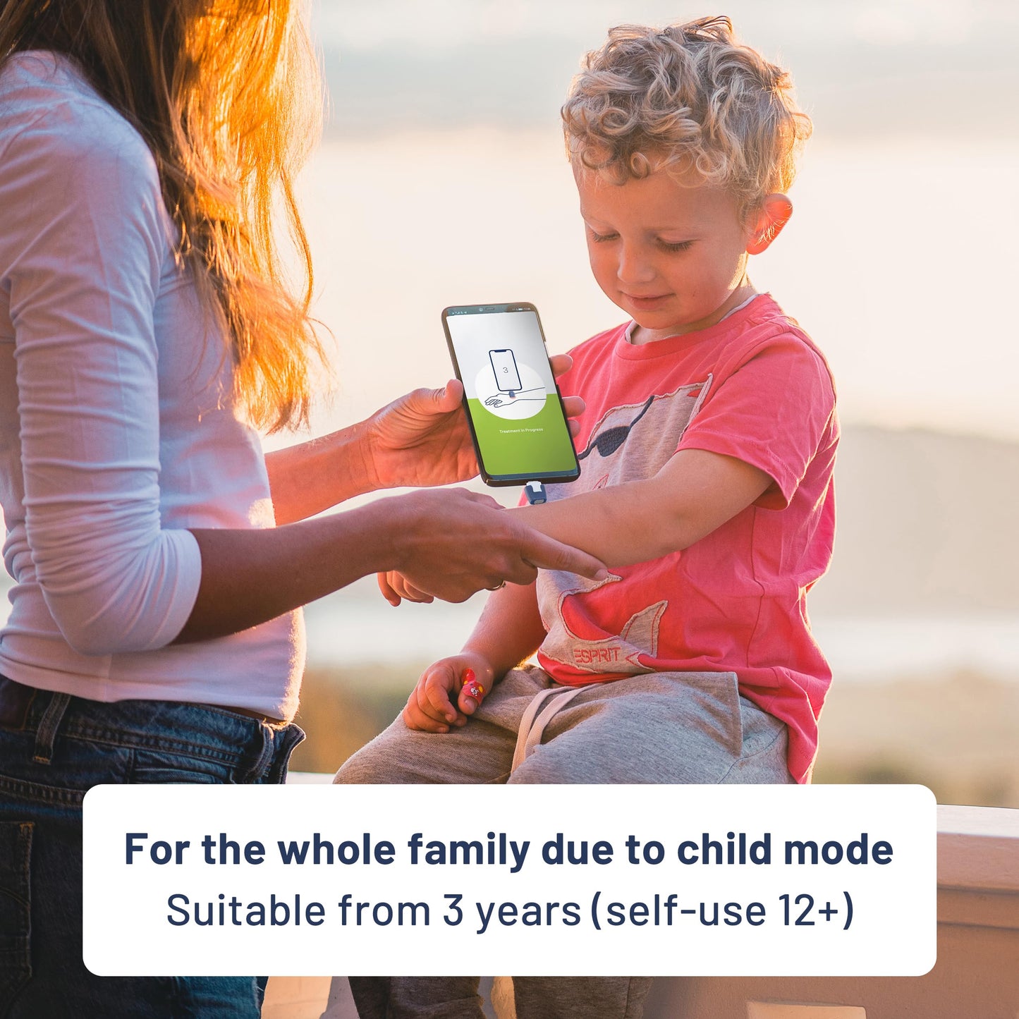 heat it - Smartphone-Powered Insect Bite Healer for iPhone 6s–14 | Chemical-Free Heat Relief