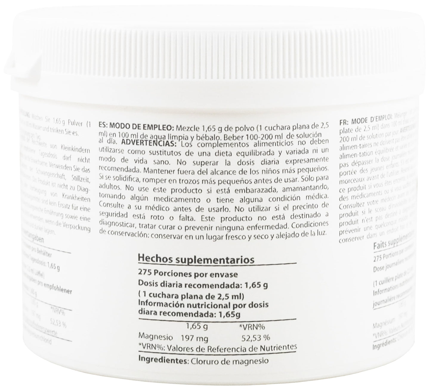 1 Pound Magnesium Chloride Hexahydrate – Pharmaceutical Grade, EUR/BP/USP | Third-Party Tested | Heiltropfen Crystal Powder