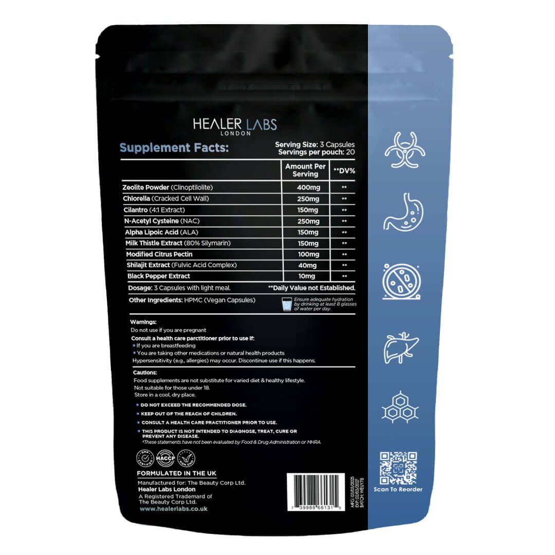 Heavy Metals Binder Healer Labs London