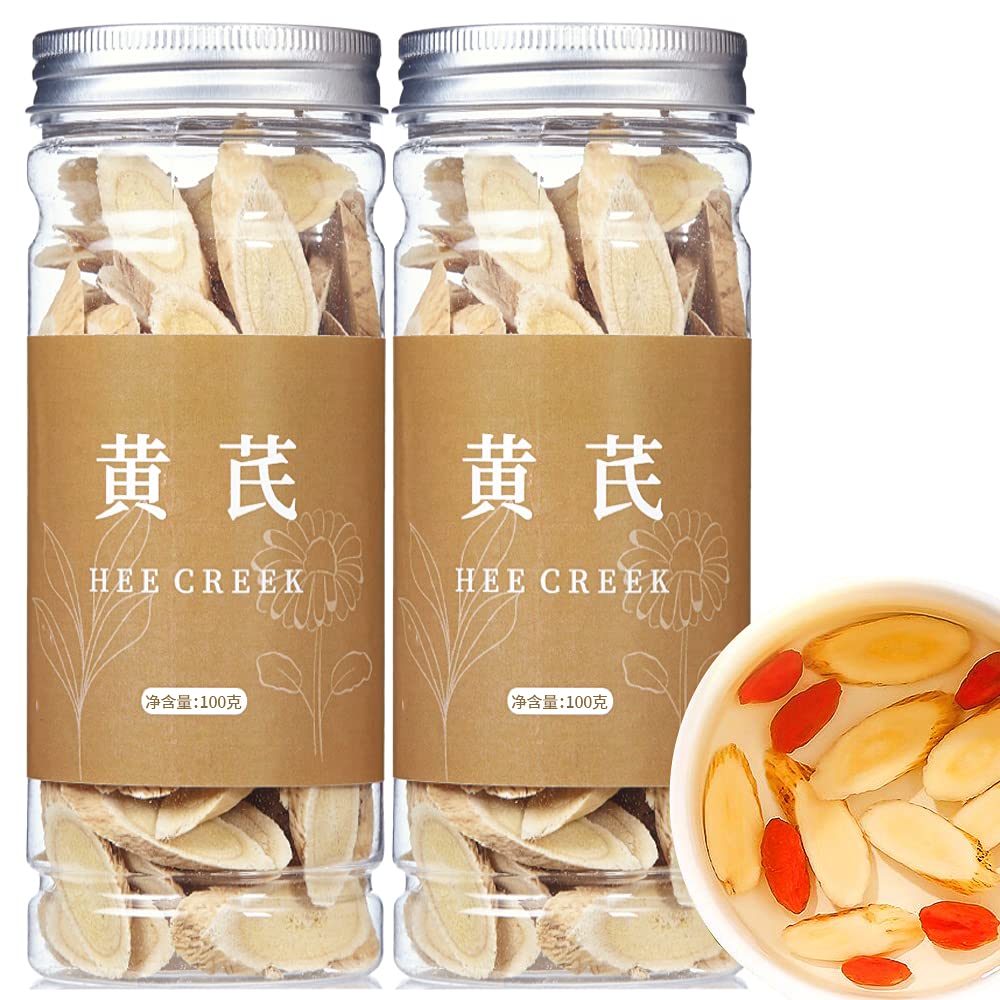 Hee Creek Astragalus Root Sliced Huang Qi – Top Grade 7oz/200g (Sulfur Free)