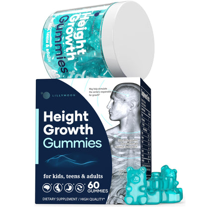 Height Growth Gummies – Multivitamin Growth Support for Adults & Kids