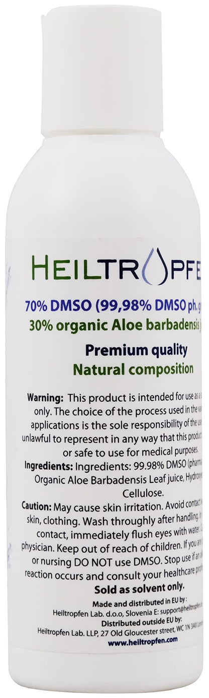 Heiltropfen DMSO Gel with Aloe Vera – 5 oz / 150 g | Third-Party Tested, High Purity