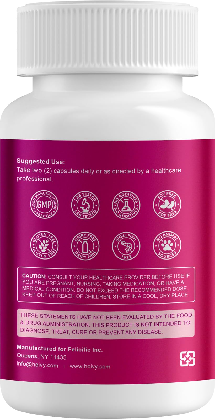 Heivy Potassium Supplement 1020 mg | Electrolyte Balance & Heart Health | 120 Veggie Capsules