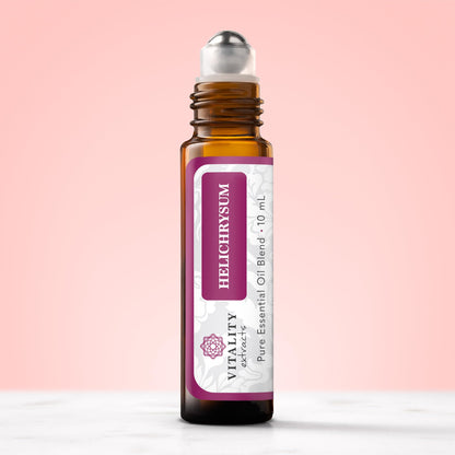 Vitality Extracts Helichrysum Essential Oil 10ml Roll-On | Skin Care & Stress Relief