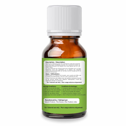 Helichrysum Essential Oil (Helichrysum Italicum) - 100% Pure & Natural, Therapeutic Grade, 30 ml