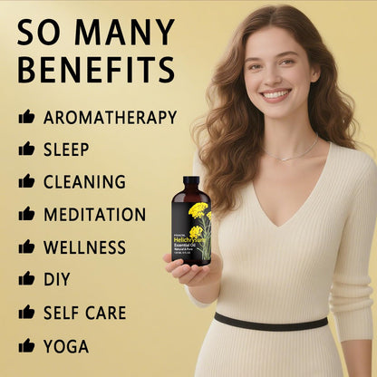 Helichrysum Essential Oil 4 oz (120 ml) – Diffuser, DIY & Gift