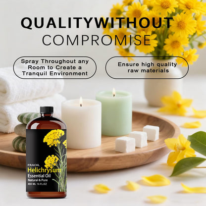 Helichrysum Essential Oil 16 oz (480 ml) – Diffuser, DIY & Gift
