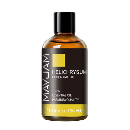 Helichrysum Essential Oil – MAYJAM, 100ml Glass Dropper for Diffusers