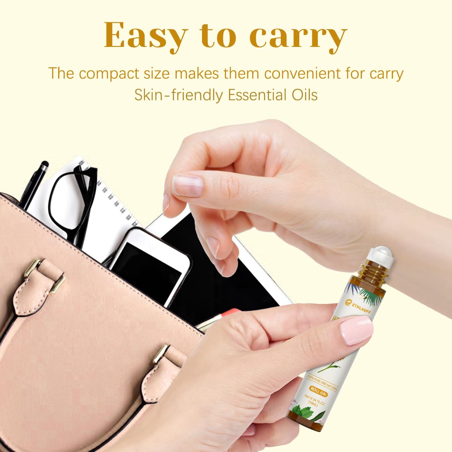 Helichrysum Essential Oil Roll-On – 100% Pure Aromatherapy for Skin Vitality & Anti-Aging