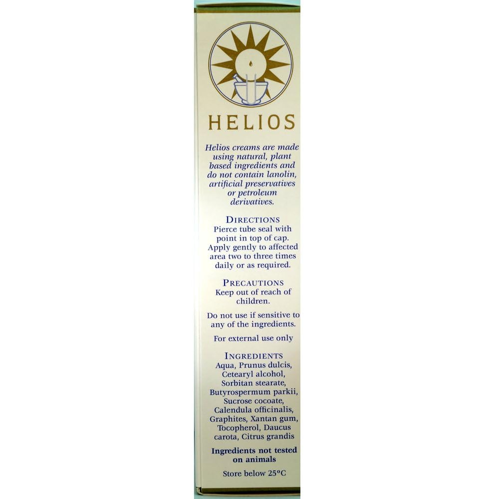 Helios Graphites and Calendula Cream 30g Tube - Natural Skin Care