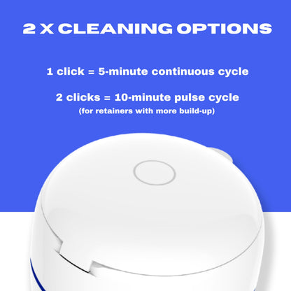 Hello Bright Ultrasonic Retainer Cleaner with UV Lights | Dental Pod
