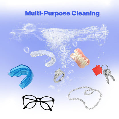Hello Bright Ultrasonic Retainer Cleaner with UV Lights | Dental Pod