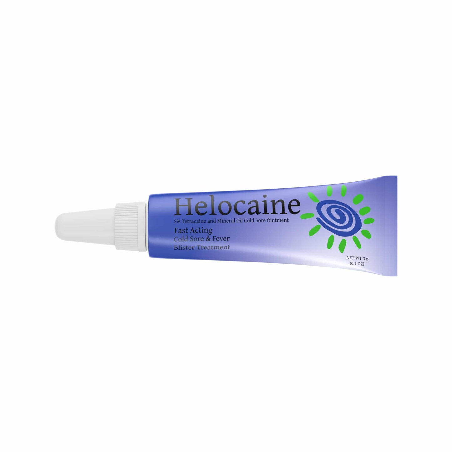 Helocaine Fast Acting Cold Sore Treatment – 3g OTC Pain Relief (2 Pack)