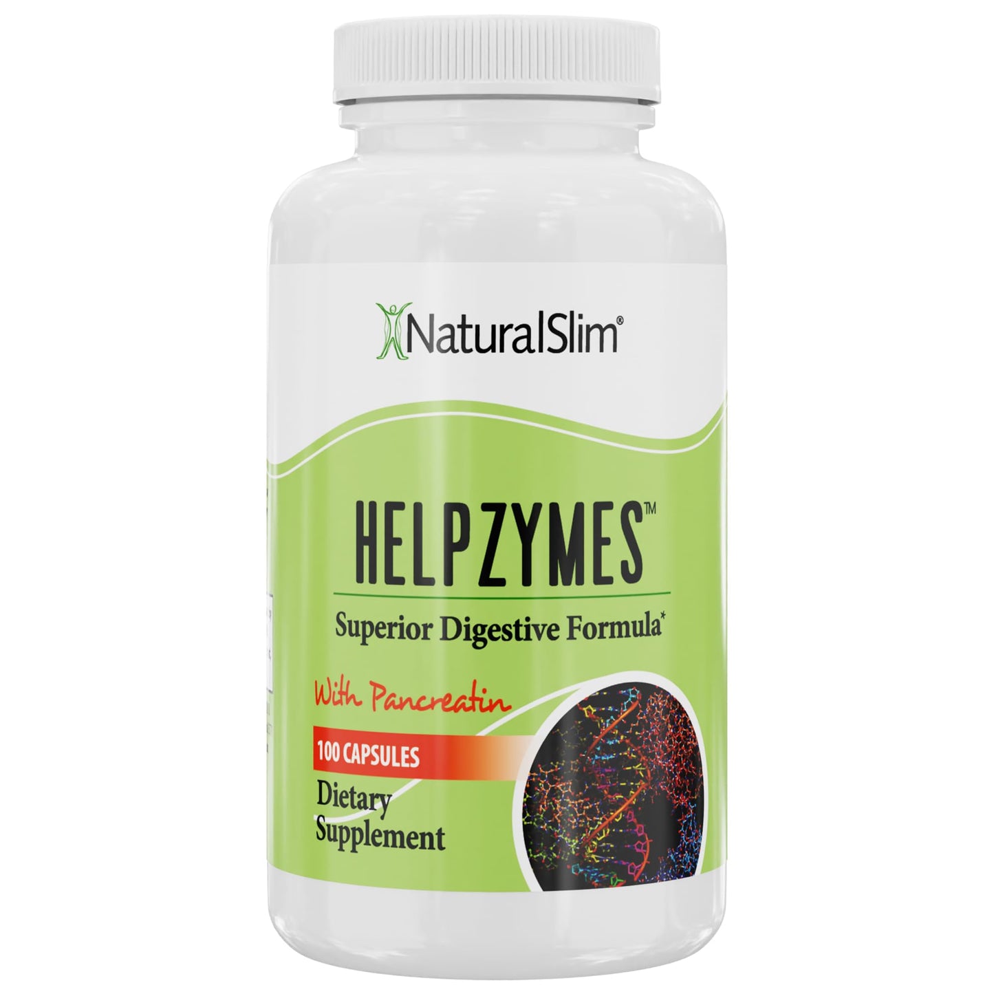 Helpzymes Digestive Enzymes for Digestion, Gut Health & Bloat Relief – 100 Capsules