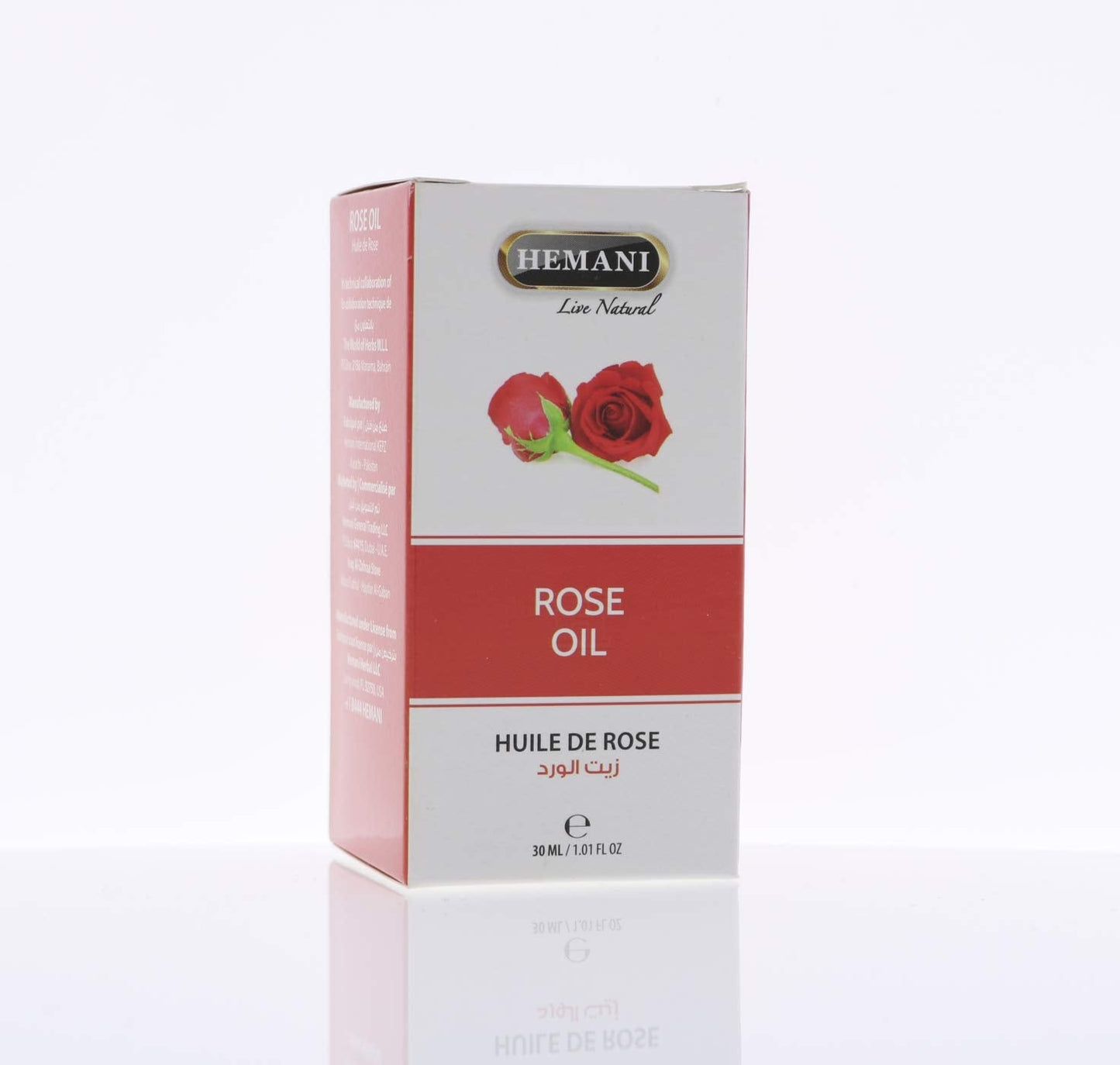 Hemani Rose Oil 30ml | Pure Cold-Pressed Edible Oil for Cooking, Skincare & Aromatherapy