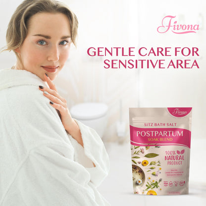 Postpartum Sitz Bath Salt – Epsom Salt with Essential Oils for Hemorrhoid Relief & Perineal Healing