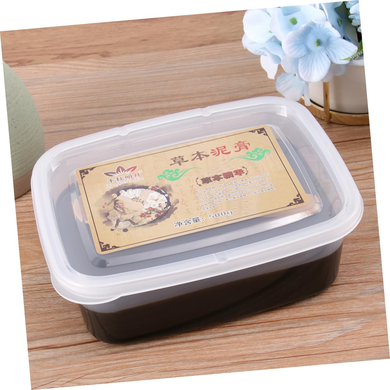 Hemoton 1 Box Moxibustion Mud – Damp-Clearing Body Mud for Men & Women