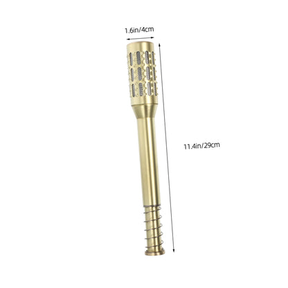 Hemoton Moxibustion Stick Holder — Brass Heat Therapy Burner for Home Spa