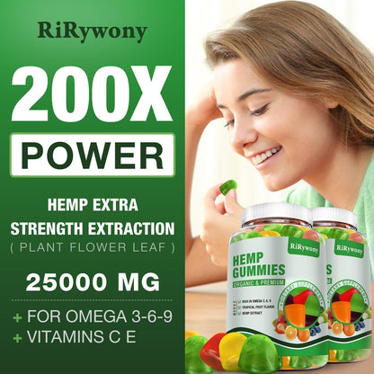 Hemp Gummies (3 Packs) - Premium Hemp Edibles