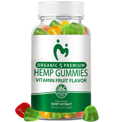 Hemp Gummies for Pain, Anxiety & Sleep - Vegan & Non-GMO | MOSRAY