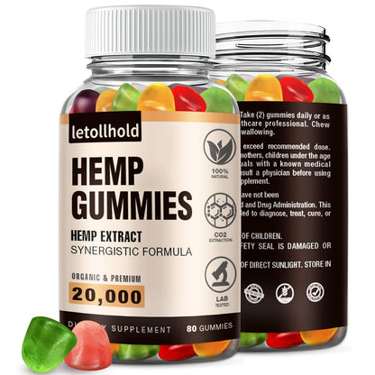 Hemp Gummies Edibles for Sleep – Pure Hemp Oil | Organic & Natural