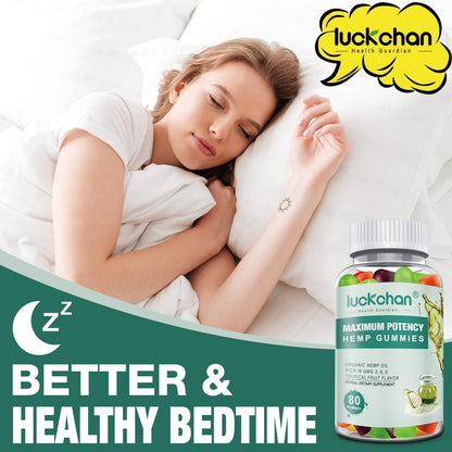 2 Packs High-Potency Hemp Gummies for Sleep, Pain & Anxiety - Organic Colorado Hemp