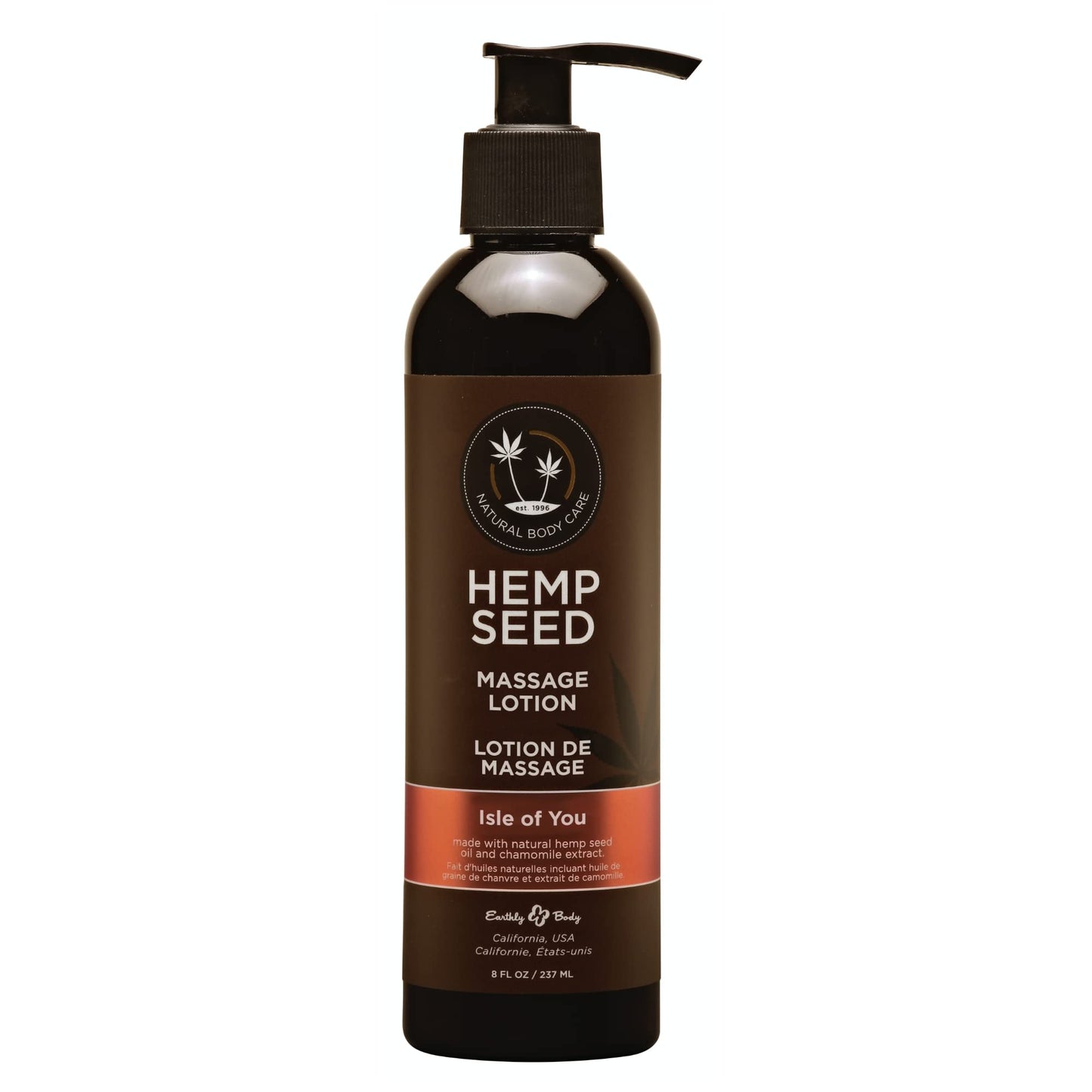 Hemp Seed Massage Lotion Isle of You – 8 oz | Vegan, Cruelty-Free