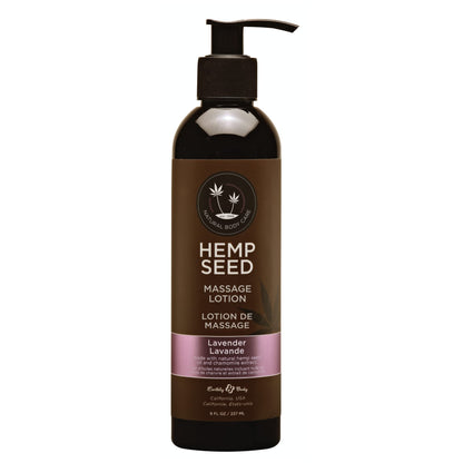 Hemp Seed Massage Lotion Lavender - 8 oz | Vegan & Cruelty-Free