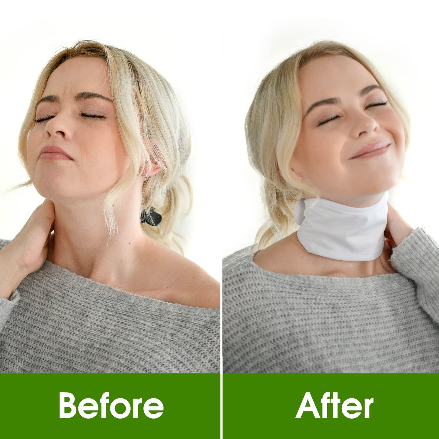 Henhecy Castor Oil Neck Wrap – Thyroid Support, Lymphatic Detox, Inflammation Relief