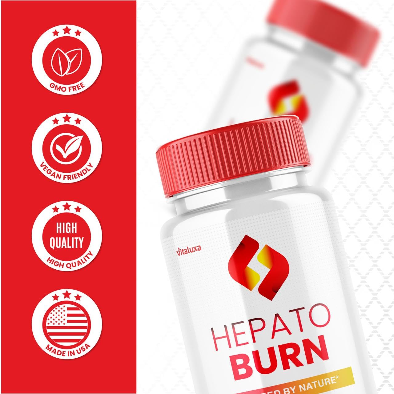 Hepato Burn Capsules - HepatoBurn Maximum Strength Liver Support (60 Capsules)