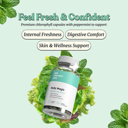 Her Fantasy Box | Body Magic Chlorophyll Capsules - 30 Vegan Capsules